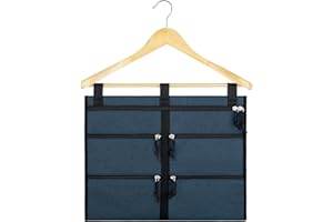 Hanger Diversion Safe for Money Cash, Bukere Secret Safe Pocket for Home, Travel, College Dorm, Large Zipper Pouch, Great for