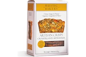 Rustic Bakery Artisan Crisps - Citrus, Ginger, and Thyme, 141 Grams (Pack of 1)