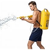 15L Backpack Water Gun Set for Adults, 15L Cartoon Summer Outdoor Toys Squirt Gun, High-Pressure Spray Blaster for Beach, Pool, Camping &amp; Summer Outdoor Games