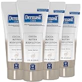 Dermasil Body Lotion, Cocoa Butter, 4-Pack &ndash; Non-Greasy, Fast-Absorbing, Sweet Scent, 8 Oz Ea