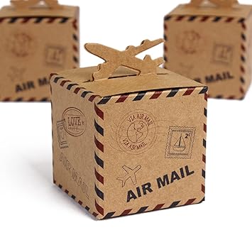 5 5 5 5 5 5 Cm Stil Der Flugzeug Haus Basteln Cupcake Box