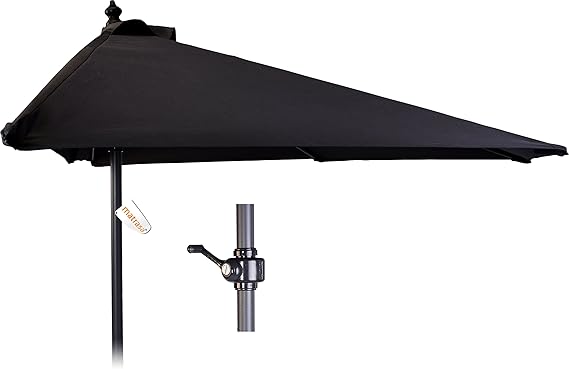 Amazon.de: matrasa Halber Sonnenschirm 250 cm für Balkon - Balkonschirm