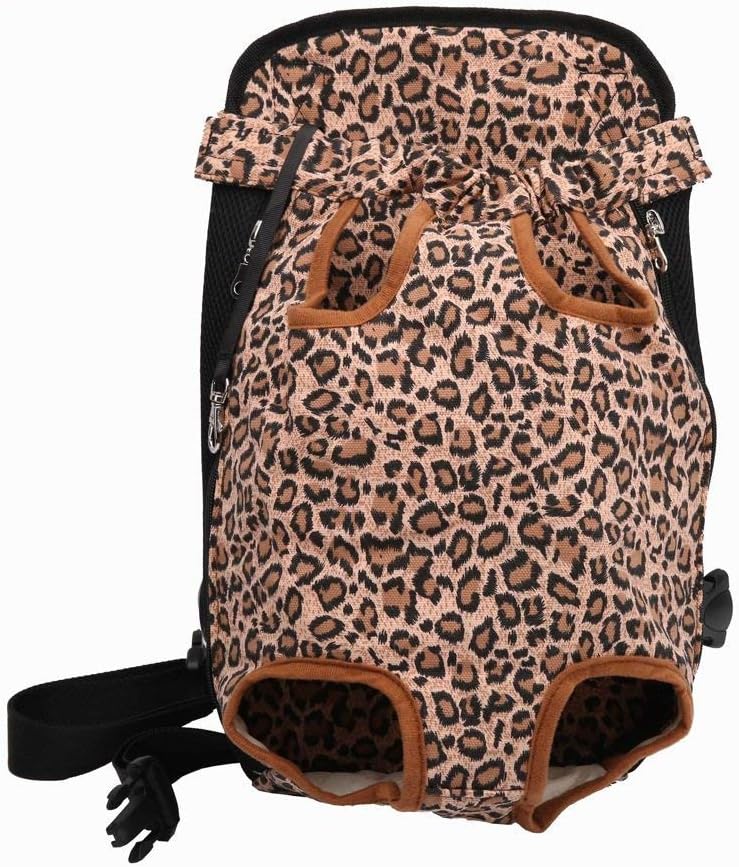 DENTRUN Legs-Out Front Pet Dog Carrier,Hands-Free Adjustable Backpack Travel Bag for Small Medium Puppy Doggie Cat Bunny Breeds