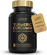 Oxford Origins Advanced Turmeric 4030mg Capsules with Ginger Black Pepper 365