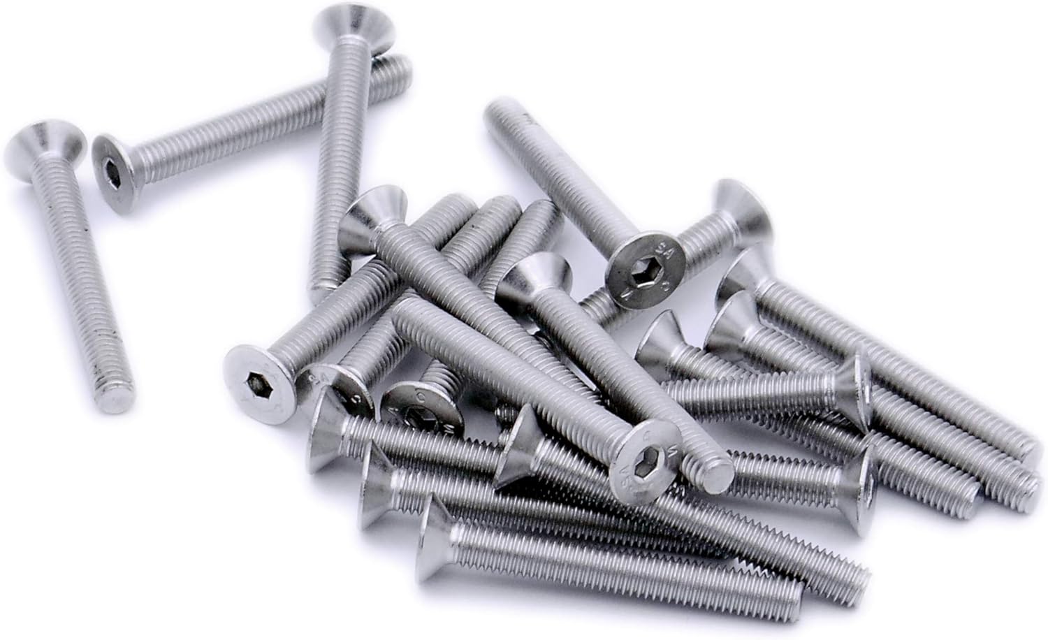 M8 (8mm x 50mm) Hex Socket Countersunk Machine Screw (Bolt) Stainless
