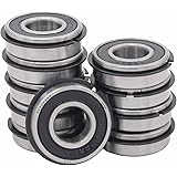 XiKe Bearing 99502HNR or 499502HNR (10 Set), ID 5/8&ldquo; x OD 1-3/8&rdquo; x Width 7/16&ldquo;. Go Kart Snap Ring Wheel Bearings.