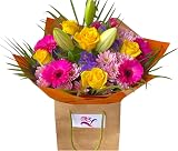 Morning Flowers Spring Symphony Fresh Flowers Bouquet Rose Lily Gerbera view 3