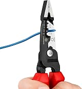 KNIPEX Wire Stripper 200mm Metric 0.75-6mm Solid 0.5-4mm Stranded Handles view 7