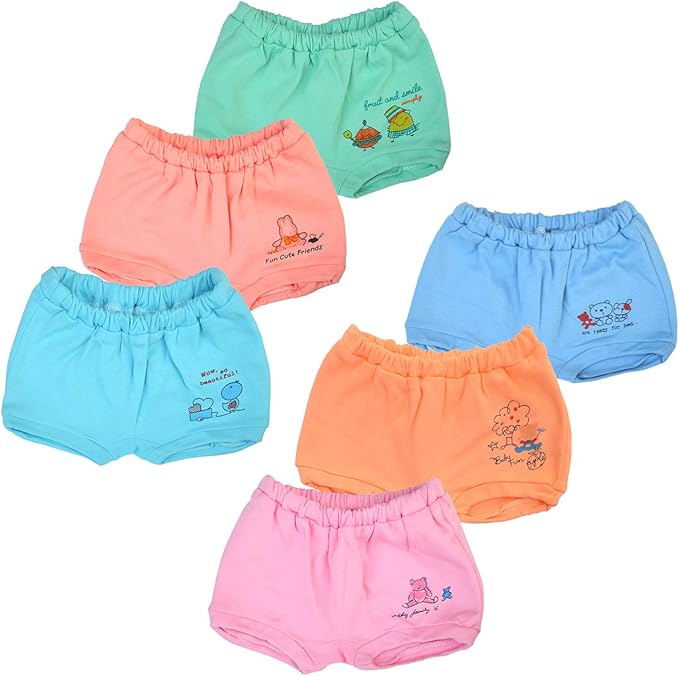 KIKE Baby Girl Panties, 100 Cotton, Innerwear Panty Bloomer Drawer