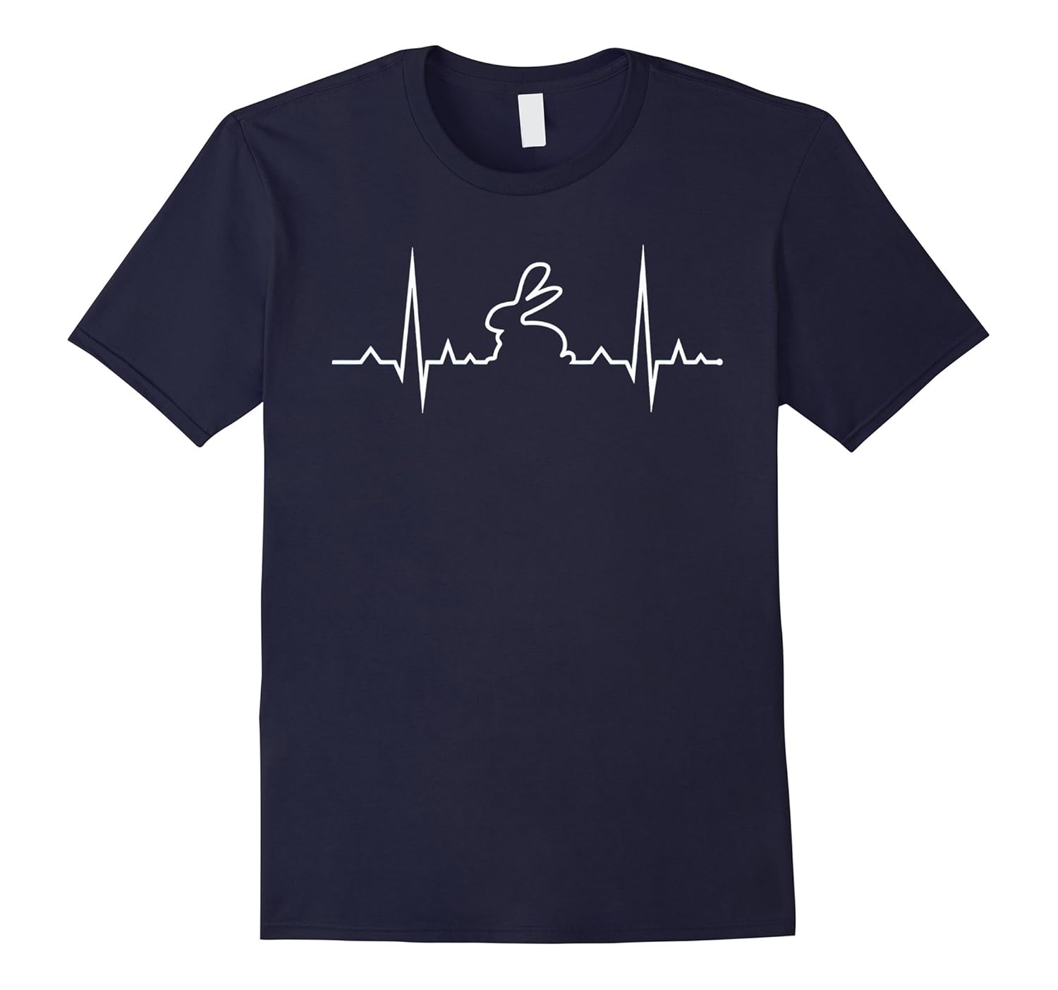 Funny Bunny Rabbit Heartbeat Gifts T-Shirt Mens Womens Kids-ANZ