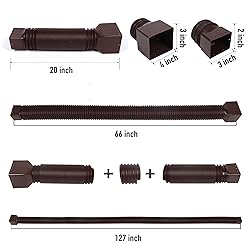 2 Pack Rain Gutter Downspout Extensions, Upgraded