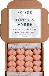 Fosse Living Tonka & Myrrh Soy Wax Melts 16 Pack - Natural & Vegan