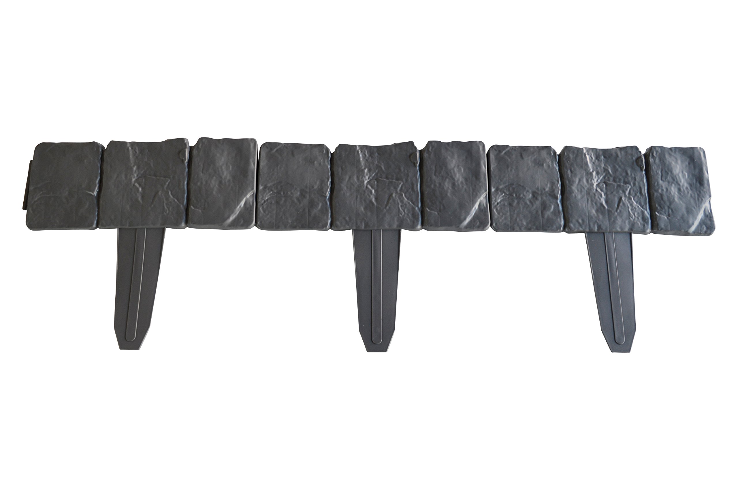 altone PD-02380 Lawn Edging/Flower Bed Edging, Grey