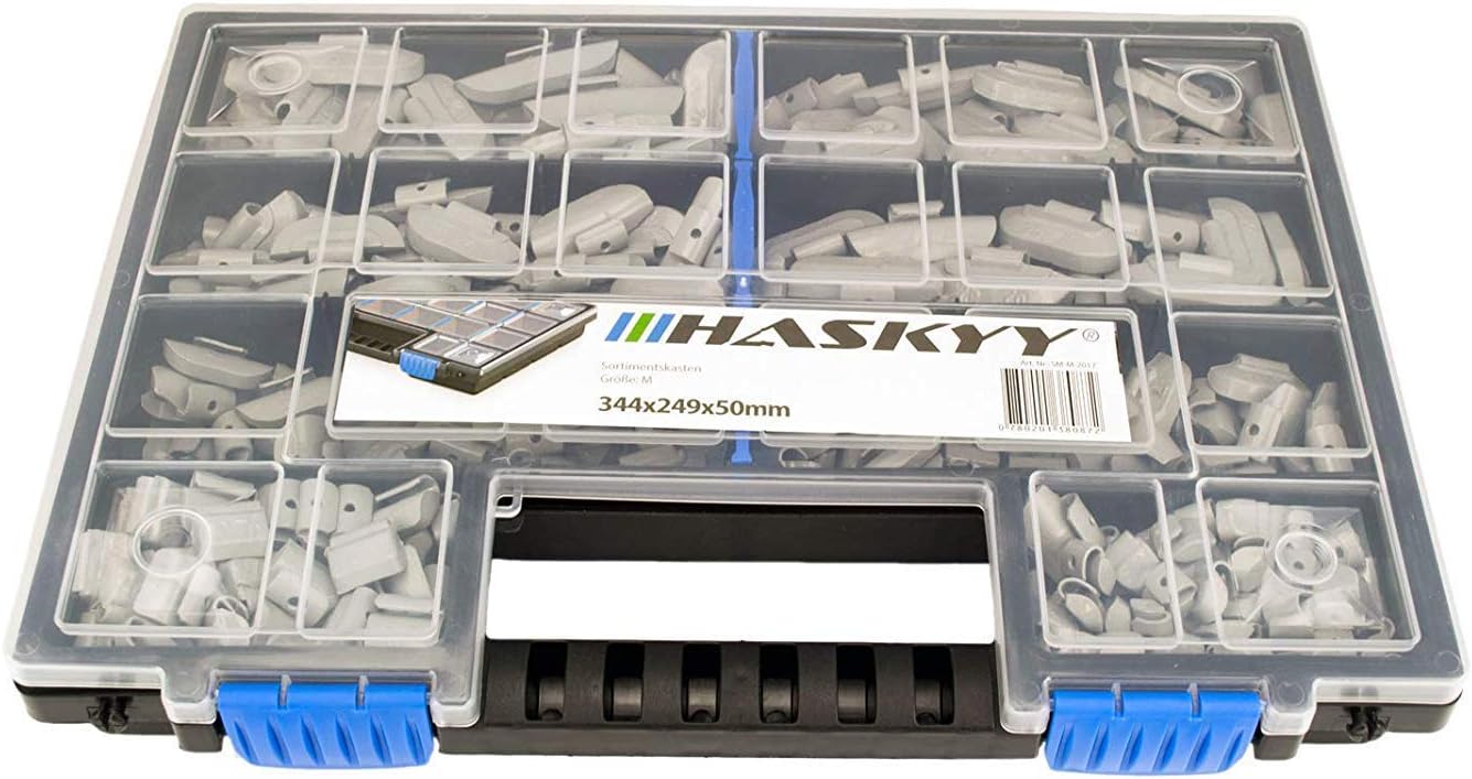 Haskyy 225x Pesi Di Ictus Cerchi IN Acciaio Equilibratura 5-30g - Foto 4