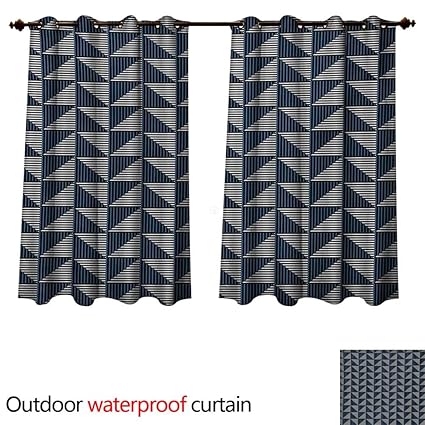 Amazon Com Williamsdecor Striped Outdoor Curtains For Patio