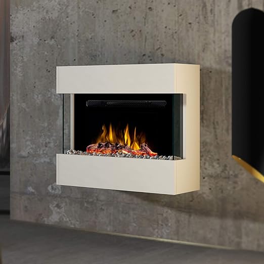 Chimenea De Pared Electrica Noble Flame Lima Paris 660 Button