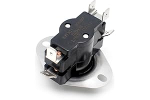 NUMANO 626458R L190F Limit Control SwitchCompatible with Nordyne 626458R Miller Gibson Intertherm Furnace Limit Switch, 2 Pole furnaces and heaters and is for Part Numbers 64TX11, 208487, 626458 and D2341