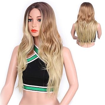 Amazon Com Lingdanmiao Long Natural Wave And Straight End Hair
