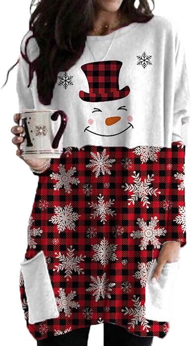 christmas sweatshirt ladies