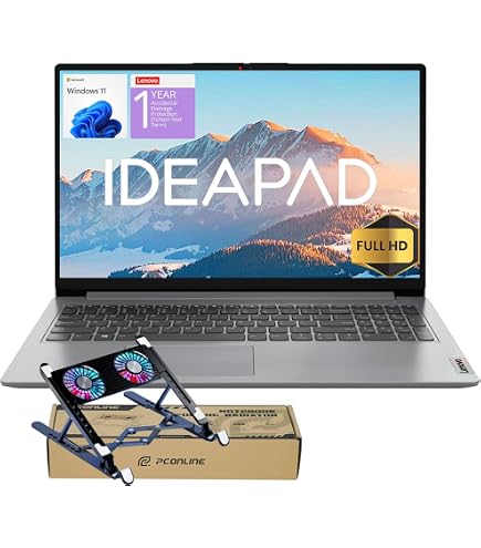 LENOVO IdeaPad 1 15,6" FHD - AMD Ryzen 3, 4GB RAM, 256GB SSD, Windows 11 + Office 2024 Gratuito, Abyss Blue - 6