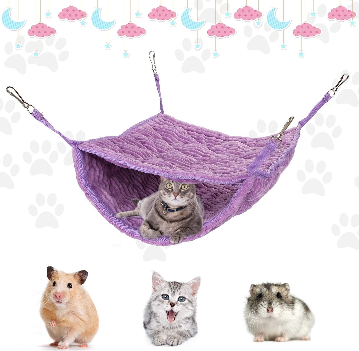 Luxury Bunkbed Hammock/Ferret Hammocks Fit 2 Adult Ferrets or 5 More Adult Rats
