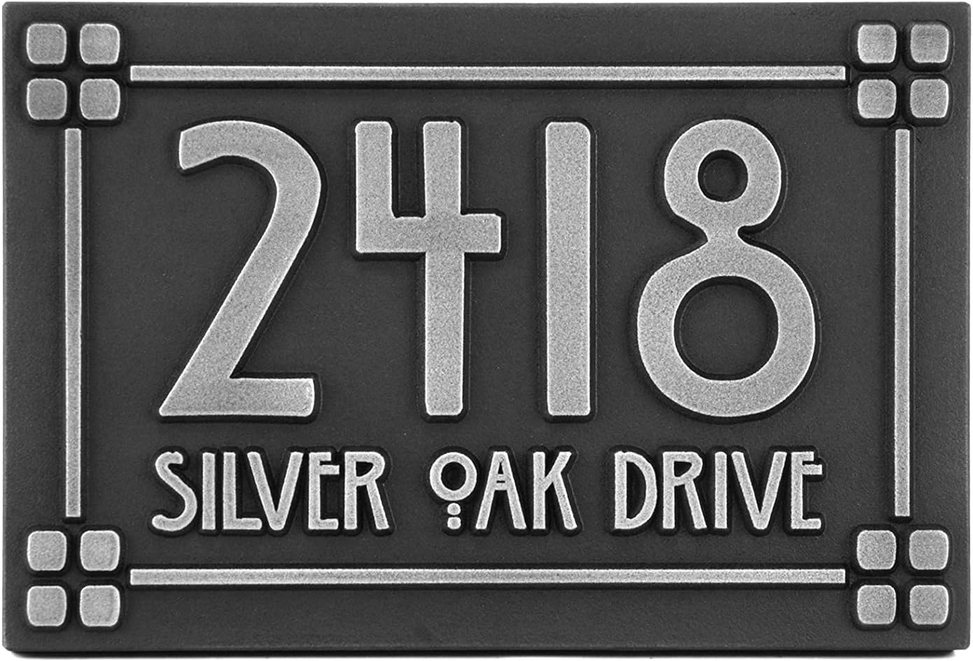 Best craftsman style address plaques