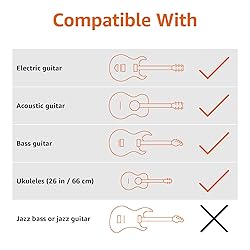 Amazon Basics Height Adjustable Foldable Guitar