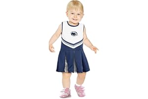 Little King NCAA Infant/Toddler Girls One Piece Team Cheer Jumper Dress Sizes 6M 12M 18M 2T 3T 4T
