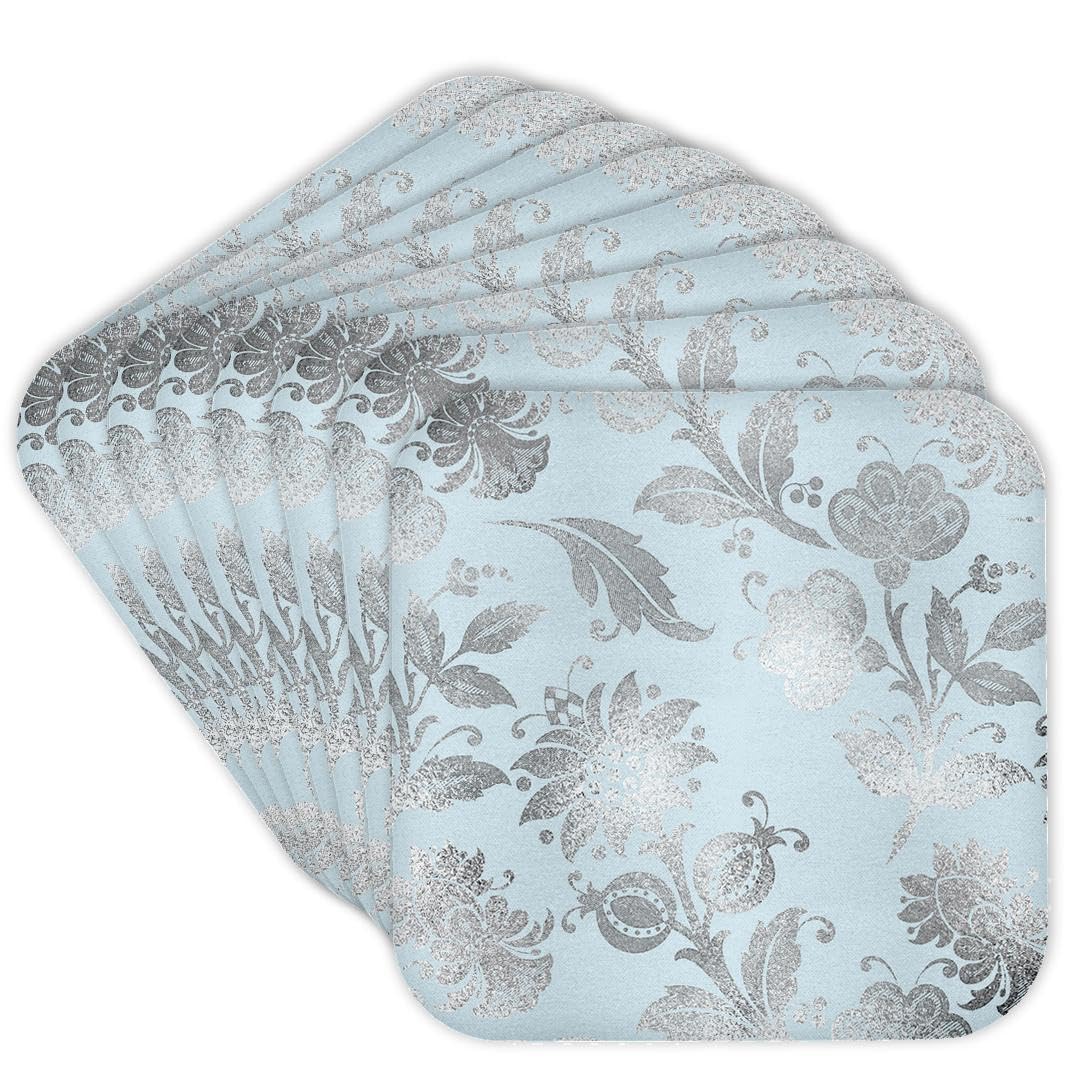 3dRose Flag, White, set-of-8-Soft