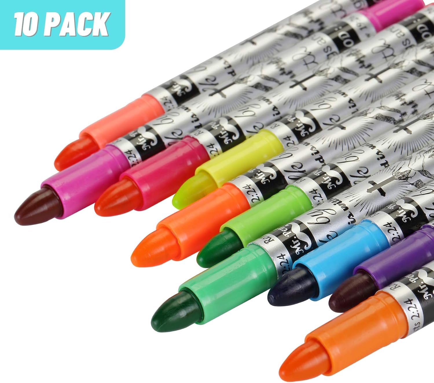 Mr. Pen- Bible Highlighters, 10 Pack, Bible Gel Highlighter, Gel Highlighters, Bible Highlighters No Bleed, Bible Markers, No Bleed Highlighters, Bible Highlighter No Bleed Through, Christmas Gifts : Office Products