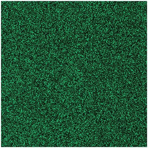 Glitter Glossy Permanent Vinyl 12 Inch x 12 Inch - Green