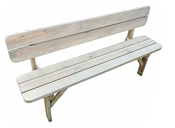 Bomi Gartenbank 2 Sitzer Holzbank Kirschbaum Wetterfest 125 Cm Garten Sitzbank Mit Lehne Parkbank