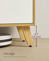 VASAGLE TV Cabinet 140 cm Long Stand 60 Inch TV 2 Doors Adjustable Shelves view 6