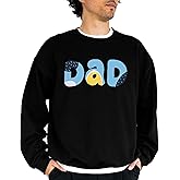 JINTING Mom and Dad Sweatshirt Couple Outfit T-Shirt Casual Letter Graphic Long Sleeve Tops