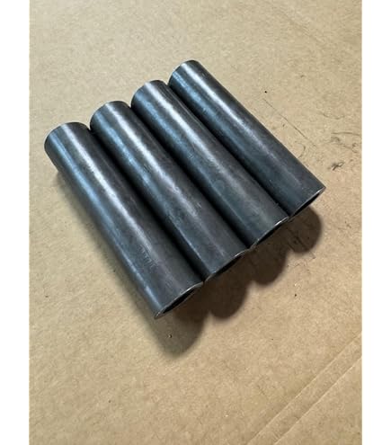 1.5" OD X 1/4" Wall DOM Seamless Steel Tube – 3" Long, Mild Steel