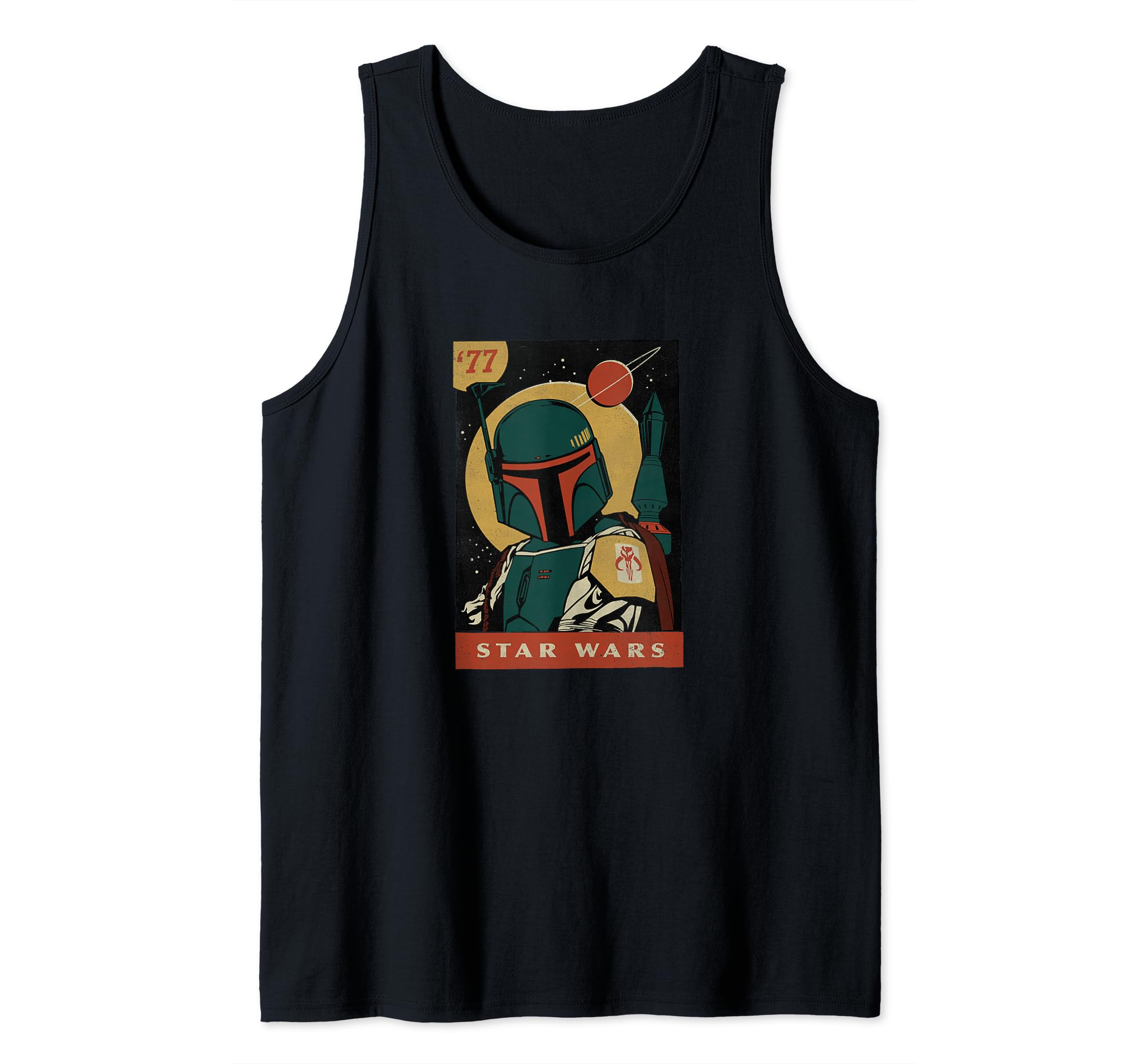 Star Wars Boba Fett Vintage Trading Card '77 Tank Top