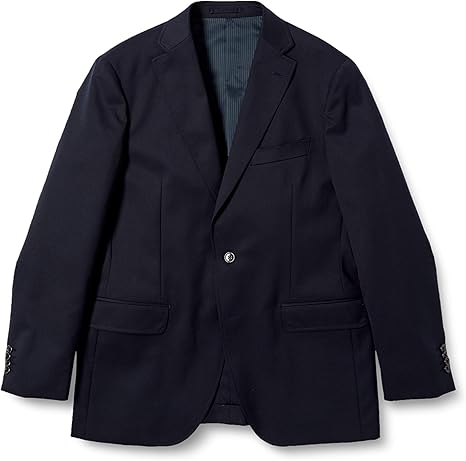 Amazon Co Jp タカキュー ジャケット 2ボタン 紺ブレザー ウォッシャブル ストレッチ シングル レギュラーフィット メンズ 服 ファッション小物