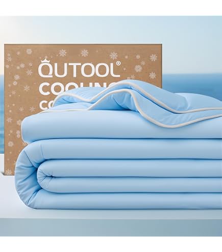 ELNIDO QUEEN Cooling Blanket For Hot Sleepers - Twin Size, Summer Weight, Breathable Comforter - View #10