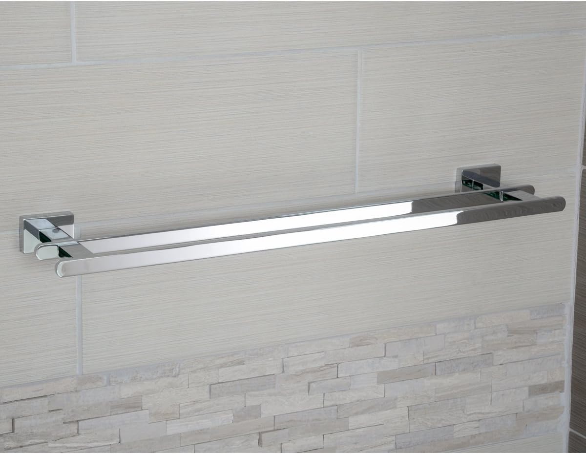 Basics AB-BR820-PC Toilet Paper Holder Euro, Polished Chrome: Home Improvement