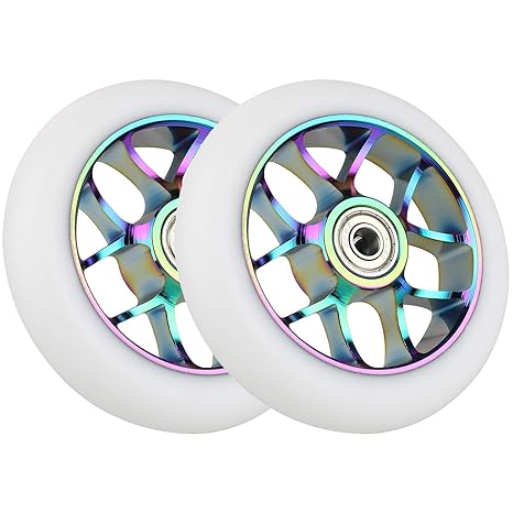 Vokul 110mm ABEC-9 Pro Stunt Kick Scooter Ersatzräder, 2 Räder