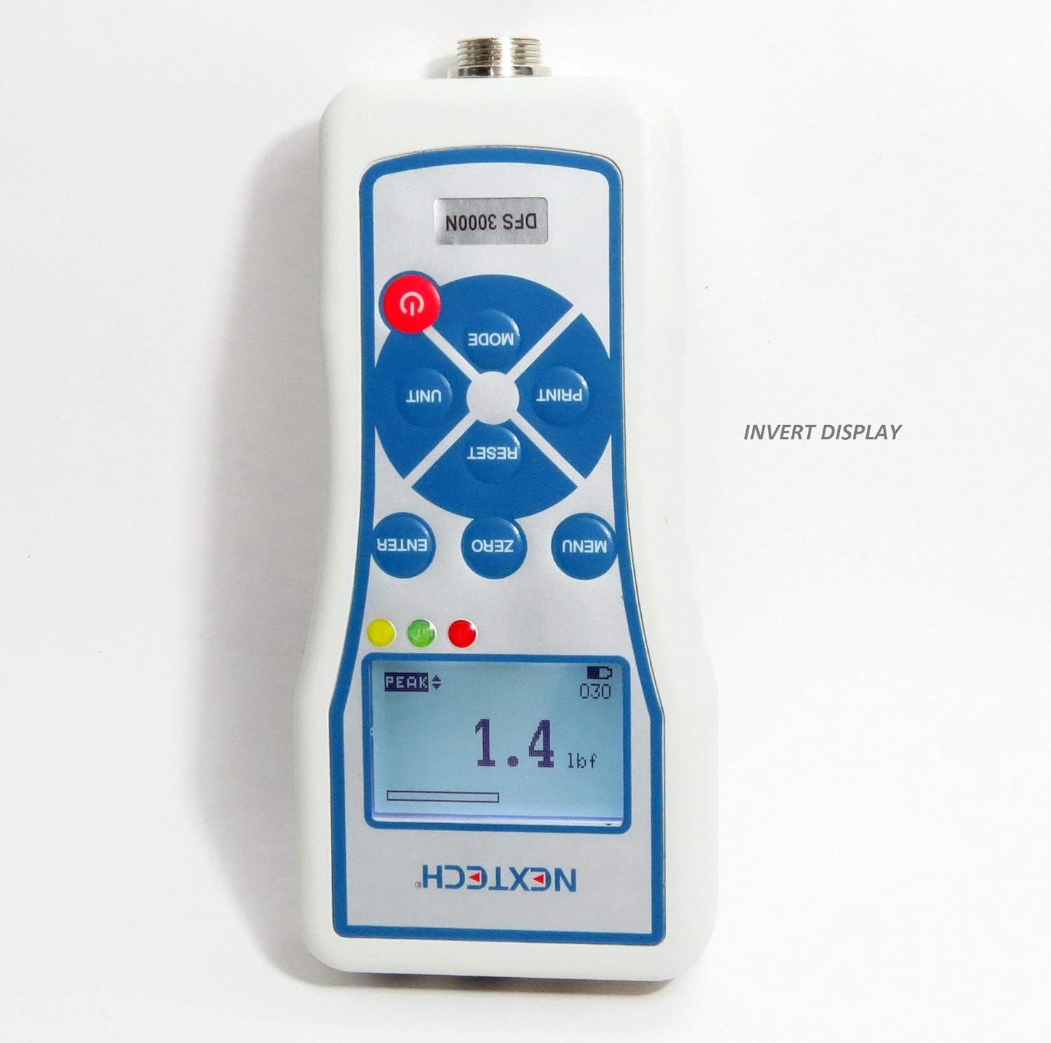 Nextech DFSX3000 (3000N/660lbf/300kgf) Digital Force Gauge with