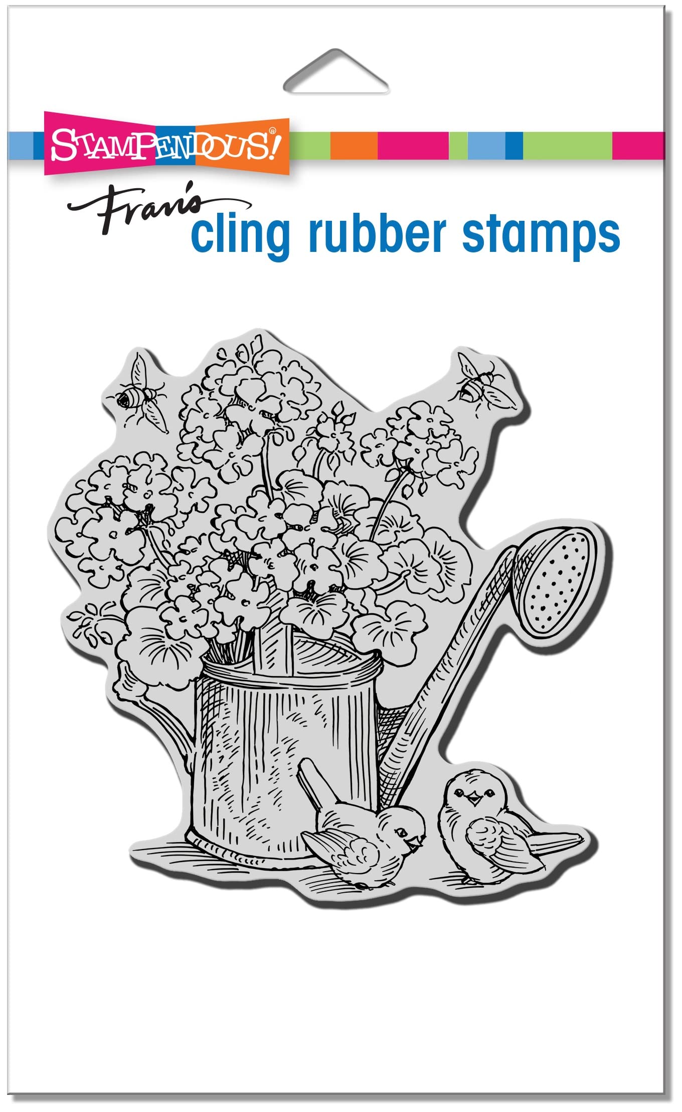 Stampendous Cling Geranium Pitcher