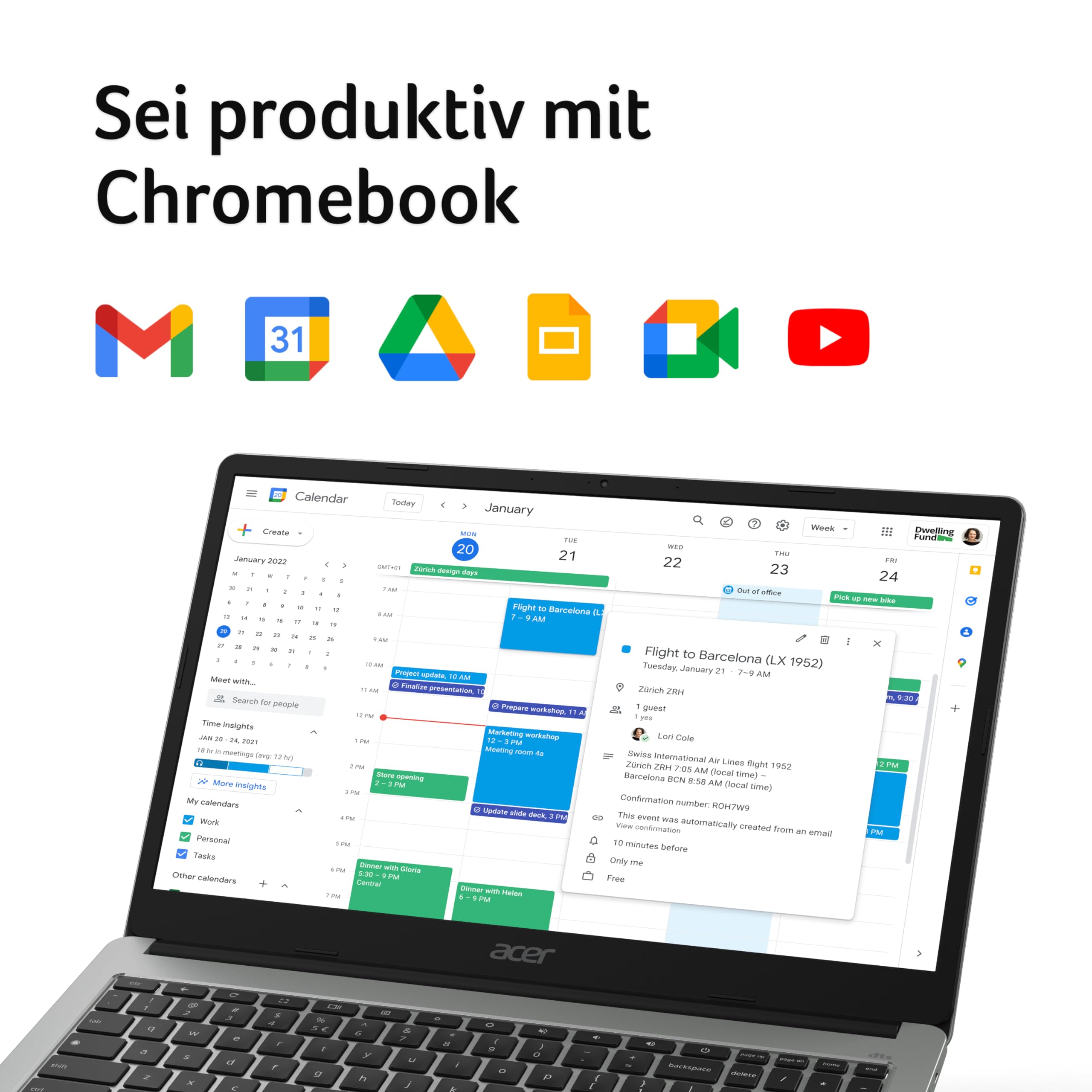 Acer Chromebook 315 (CB315-4H-C5LT) Laptop, 15.6