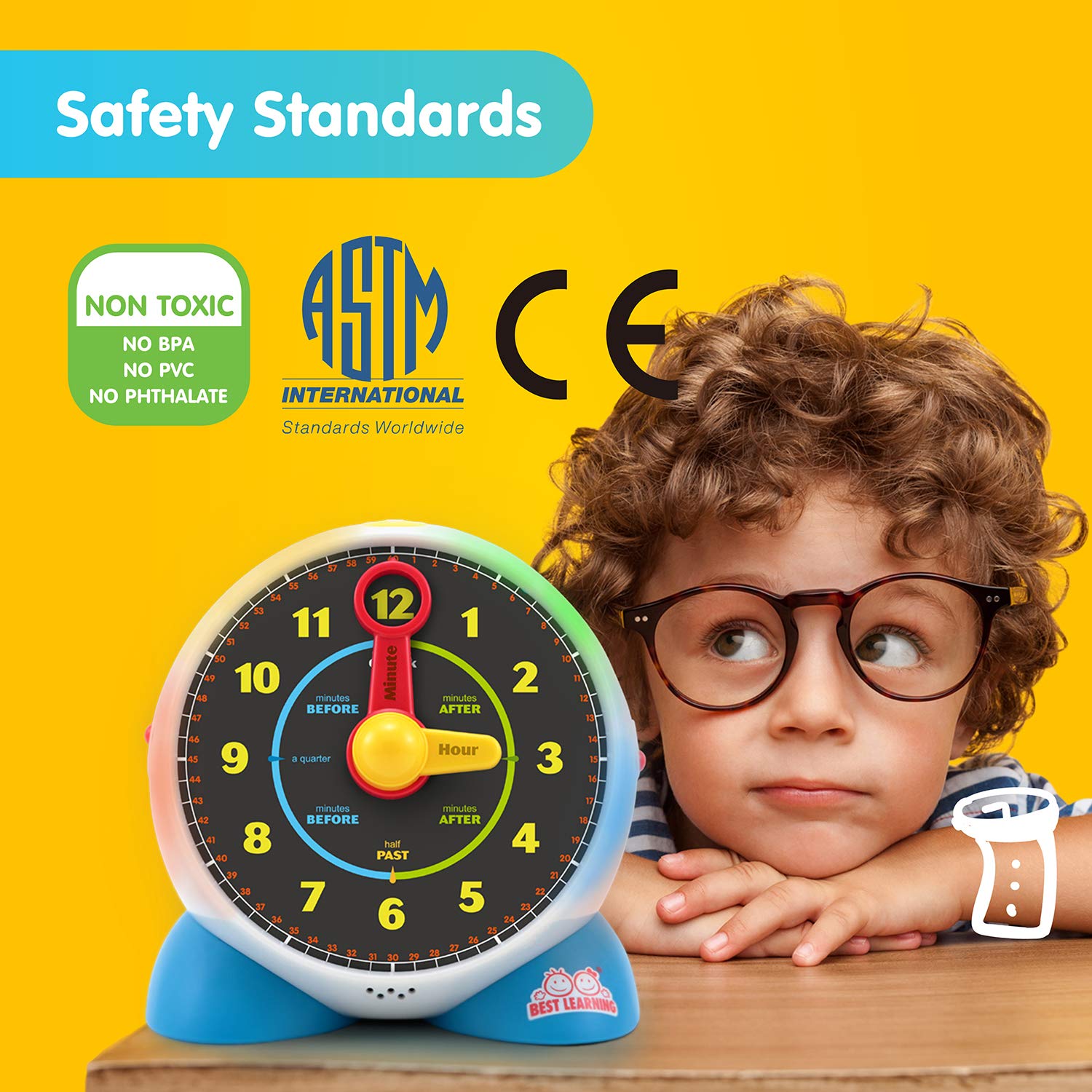 best learning clock for toddlers