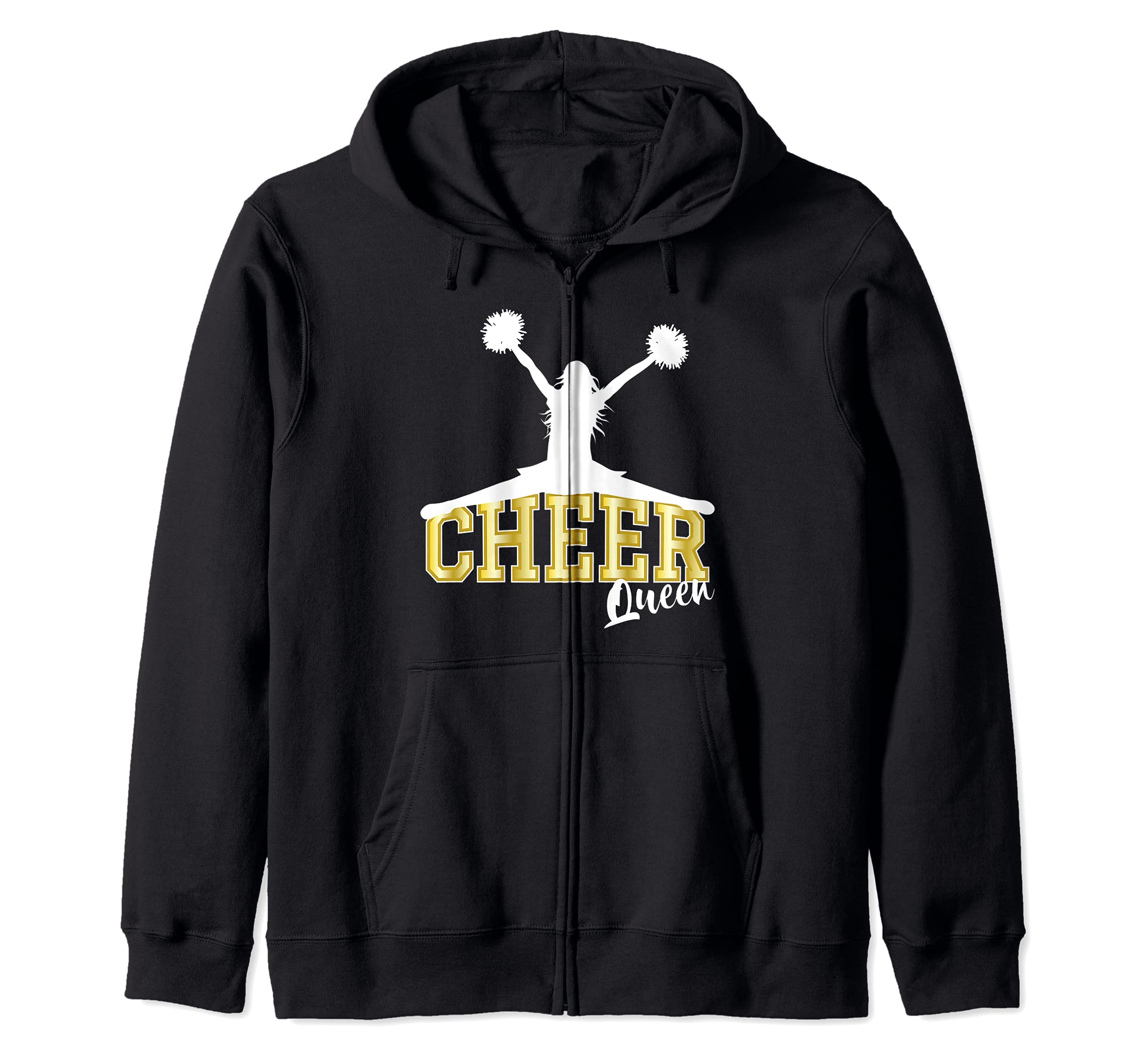 Cheer Queen Cheerleader Costume Cheerleading Zip Hoodie