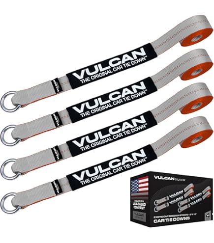 新品未使用 Vulcanic throw Amazon.com: VULCAN Exotic Car Rim Tie Down Set - 2 Inch x