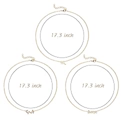 PANTIDE 3Pcs Scorpio Zodiac Layer Necklaces for