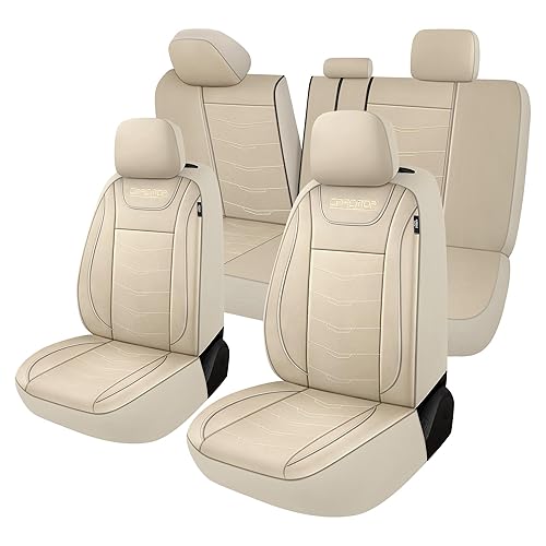 Coverado Car Seat Covers Full Set, 2 In 1 Waterproof Seat Covers For - Foto 10