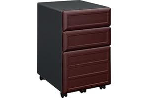 Ameriwood Home Pursuit Mobile File Cabinet, Cherry