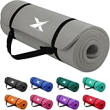 Xn8 Sports Yoga Mat 10mm 15mm Thick NBR Non-Slip Carry Strap